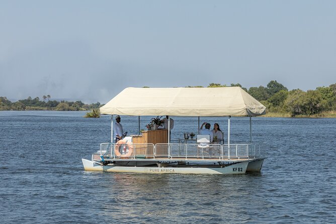 2-Hour Zambezi River Cruise Tour with Lunch and Pick Up - Cruising above Victoria Falls at noon
