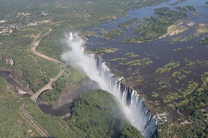 8 Day Chobe NP, Elephant Sands, Okavango Delta & Victoria Falls - Day five: road to Maun and the Okavango from the air