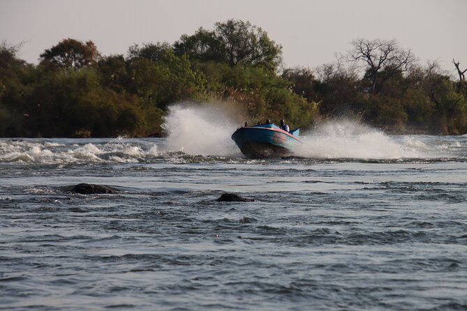 Adrenaline Jet Boat Safari in Victoria Falls - From Palm River Hotel to the upper Zambezi