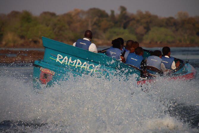Adrenaline Jet Boat Safari in Victoria Falls - The jet boat section: speed, turns, and shallow channels
