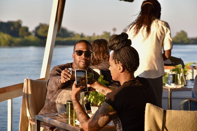 Dinner Cruise on the Zambezi River - Seeing Victoria Falls from the river