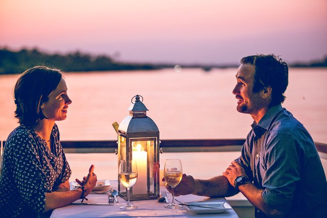 Dinner Cruise on the Zambezi River, Victoria Falls - The crew, boat, and group size
