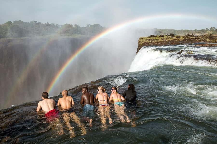 From Victoria Falls: Livingstone Island Tour & Devils Pool - Safety briefing at the Royal Livingstone Hotel