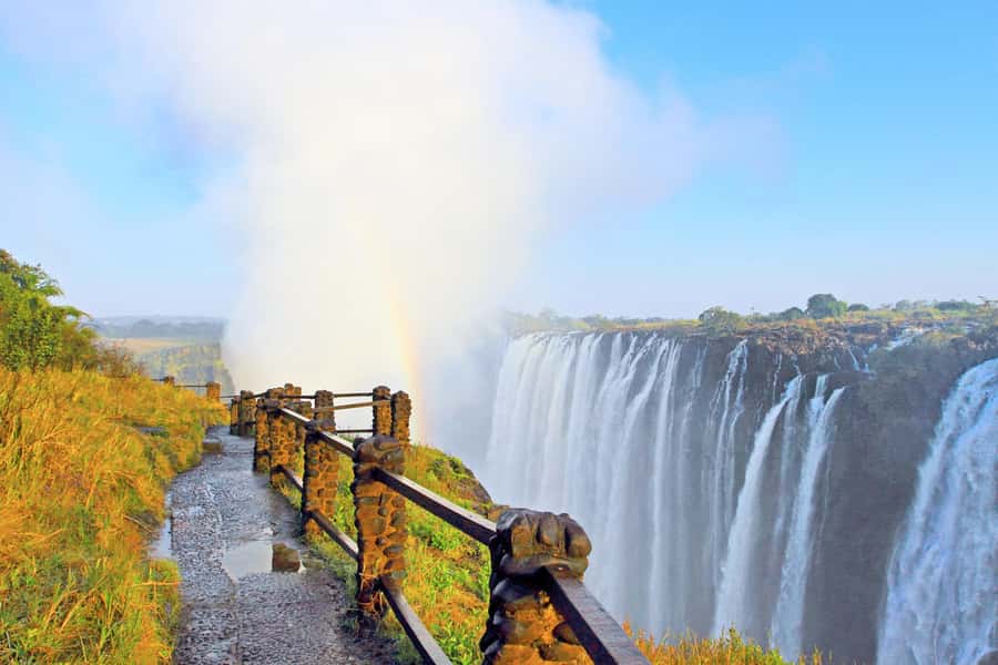 From Victoria Falls: Livingstone Island Tour & Devils Pool - The short boat ride to Livingstone Island