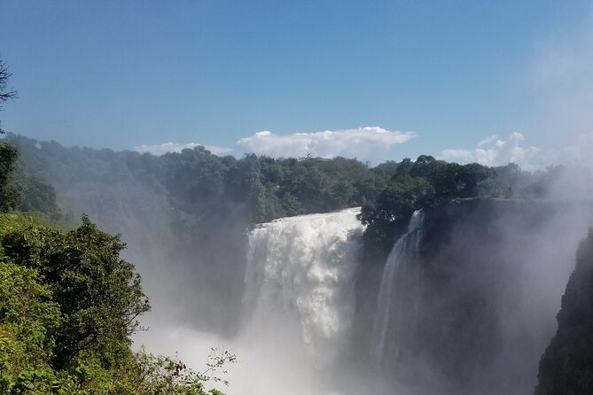 Guided Falls Tour & Zambezi River Cruise Combo - The falls walk covers 15 viewpoints