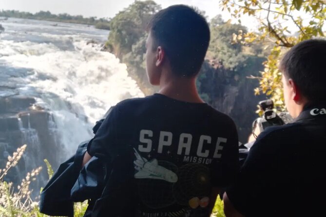 Guided Tour of the Falls - Walking into the Victoria Falls rainforest