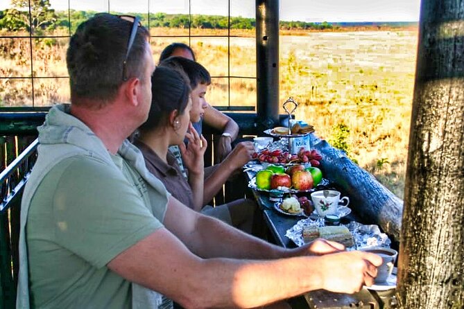 High Tea in the Savannah, Catering by Victoria Falls Hotel - The 3 p.m. Start and Early Park Entry