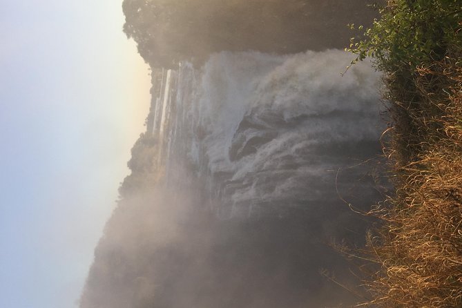 Private Guided Tour of the Falls with Pickup - Entering the rainforest at Victoria Falls
