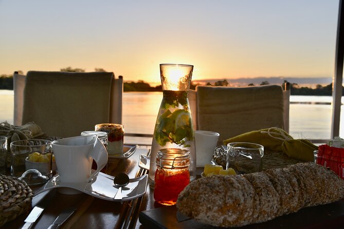 Private Sunrise Cruise on the Zambezi River - Continental breakfast with room to watch the river