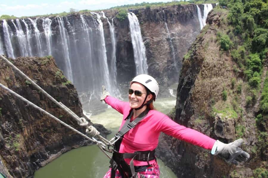 Ultimate Falls Experience - Tour, Abseil, Swim & Hike - The 110-meter descent into Batoka Gorge