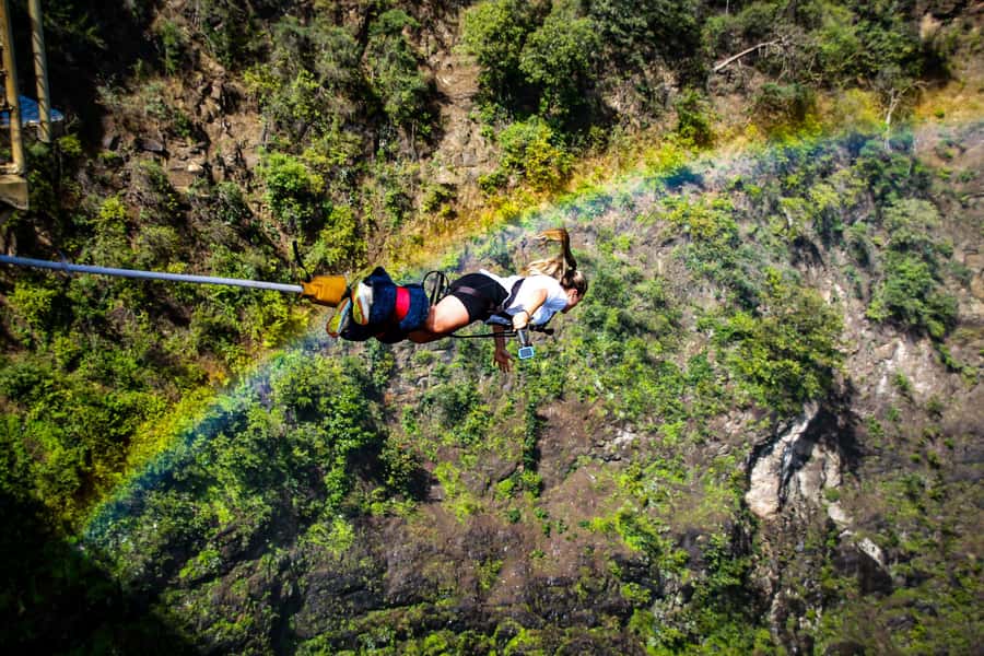 Victoria Falls Bridge Bungee Jump - What happens before you step off