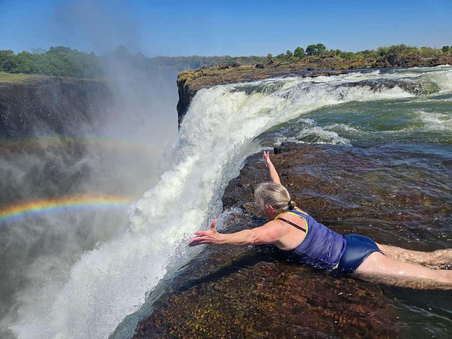 Victoria Falls: Devil's Pool High Tea - The Devil’s Pool swim and safety rules