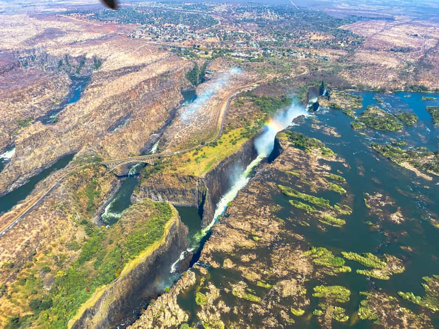Victoria Falls:Explore the Zambezi Helicopter Experience - Victoria Falls From Above