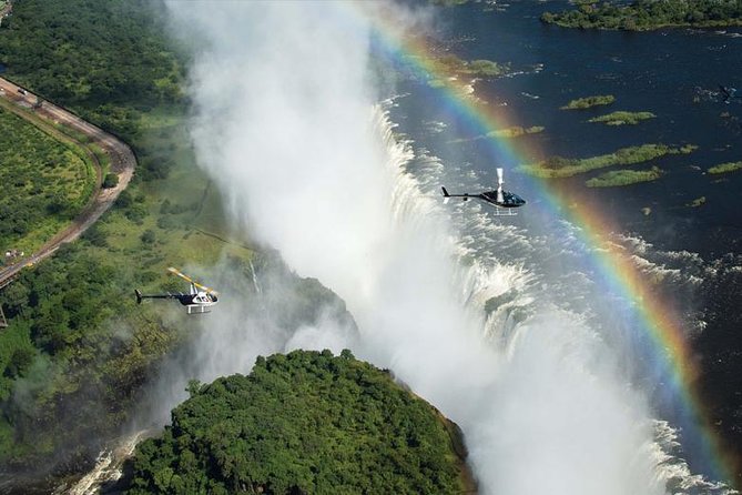 Victoria Falls Flight of the Angels Helicopter Flight - Seeing Victoria Falls as one great sweep