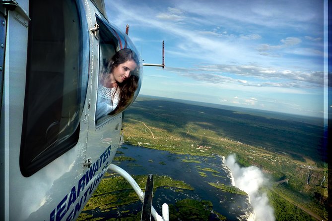 Victoria Falls Flight of the Angels Helicopter Flight - Pickup, check-in, and the small-group setup