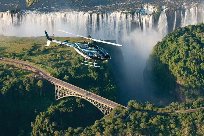 Victoria Falls Flight of the Angels Helicopter Flight - The 12 to 13 minute Flight of the Angels