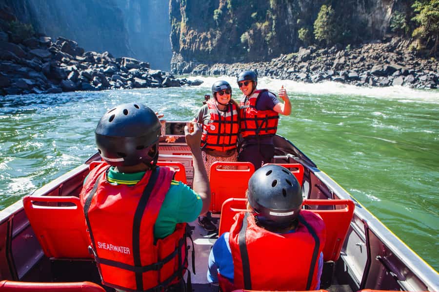Victoria Falls: Jetboat Adventure Experience - The ride beneath Victoria Falls