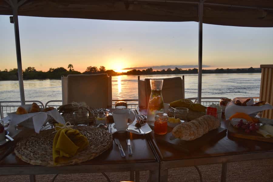Victoria Falls: Private Sunrise Cruise with Breakfast - The captain and the feel of the morning