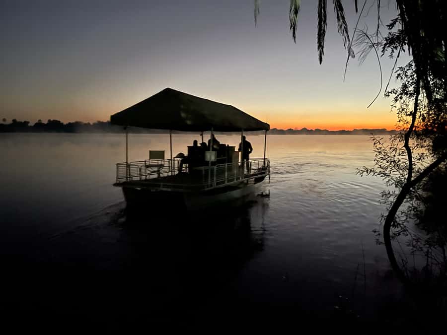 Victoria Falls: Private Sunrise Cruise with Breakfast - What the two-hour itinerary feels like
