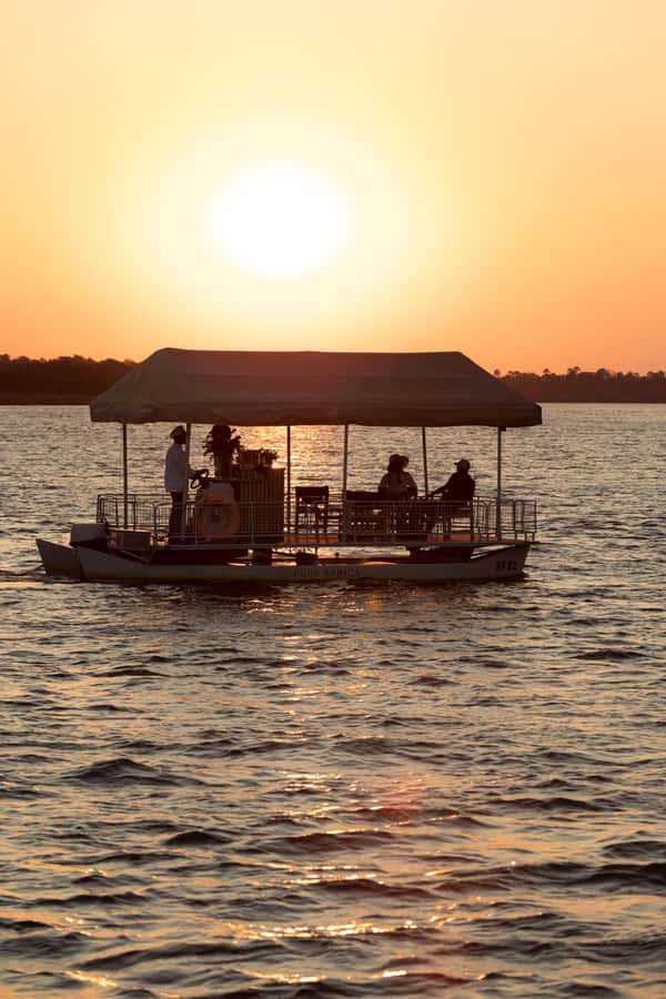 Victoria Falls: Private Sunset Cruise on the Zambezi River - Starting from Victoria Falls Town