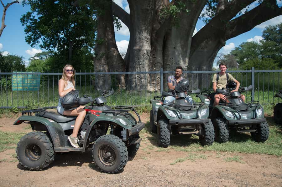 Victoria Falls Quad Bike Adventure - Riding through Victoria Falls National Park
