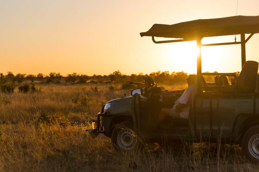 Zambezi National Park Game Drive in a Small Group - Following tracks, water, and animal movement