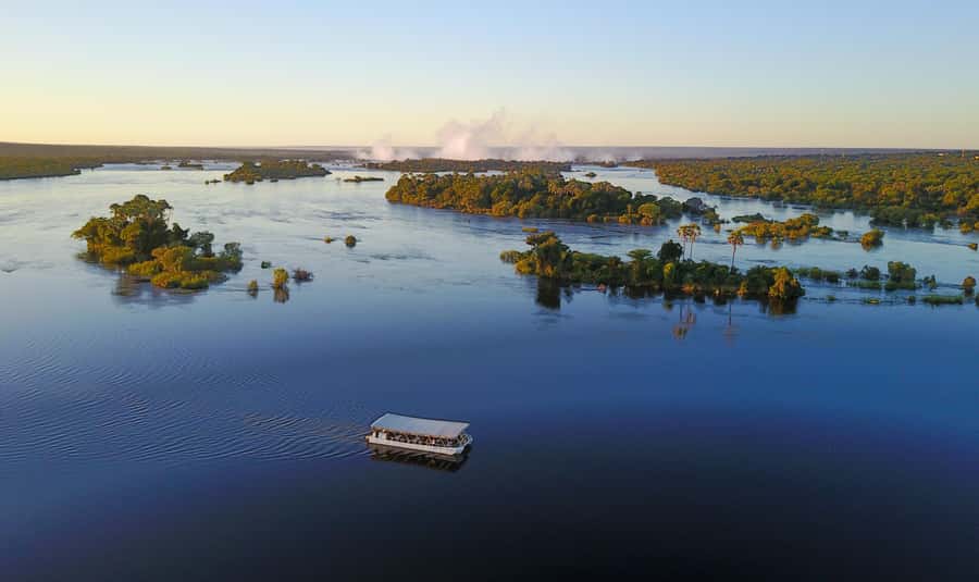 Zimbabwe: Sundowner Cruise (Standard) Zambezi River - Looking for elephants, hippos, and crocodiles